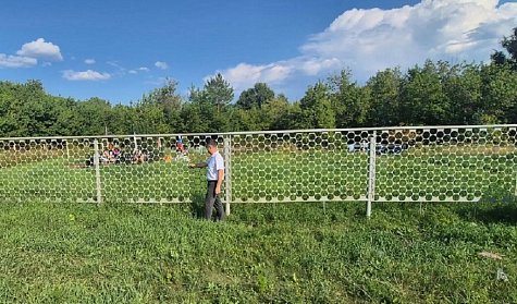 У кладбища на станции Сара появилось новое ограждение